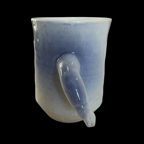 SK Other - Unique Mug Featuring Baby Arm Handle and Belly Button Detail Artist Signed